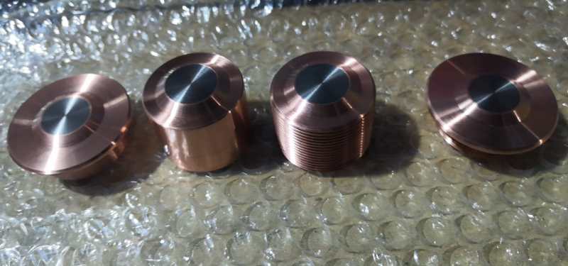 Copper tungsten electrode